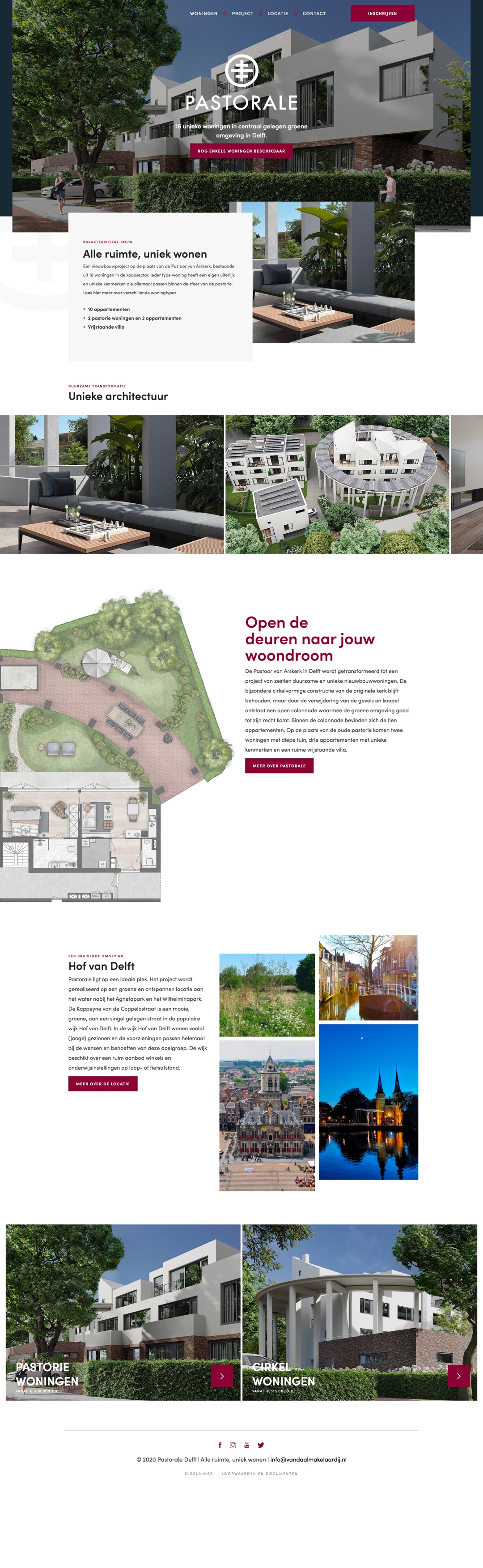 Alle ruimte, uniek wonen website